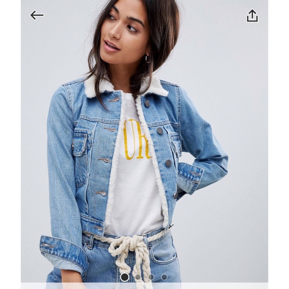asos petite denim jacket